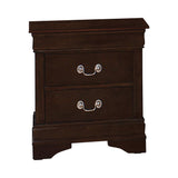 Louis Philippe Two Drawer Nightstand