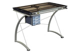 G800986 Contemporary Glass Top Drafting Desk
