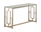 G703738 Occasional Contemporary Nickel Sofa Table