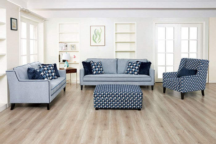 Colindale Gray/Blue Sofa