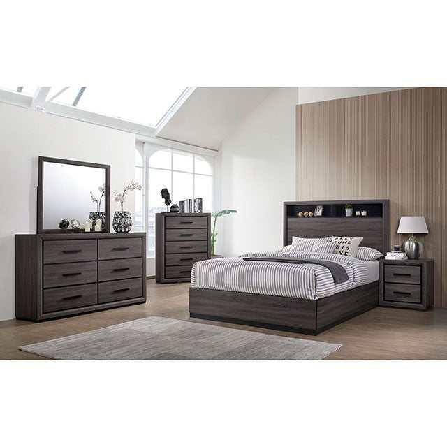 Conwy Gray Eastern King Bed