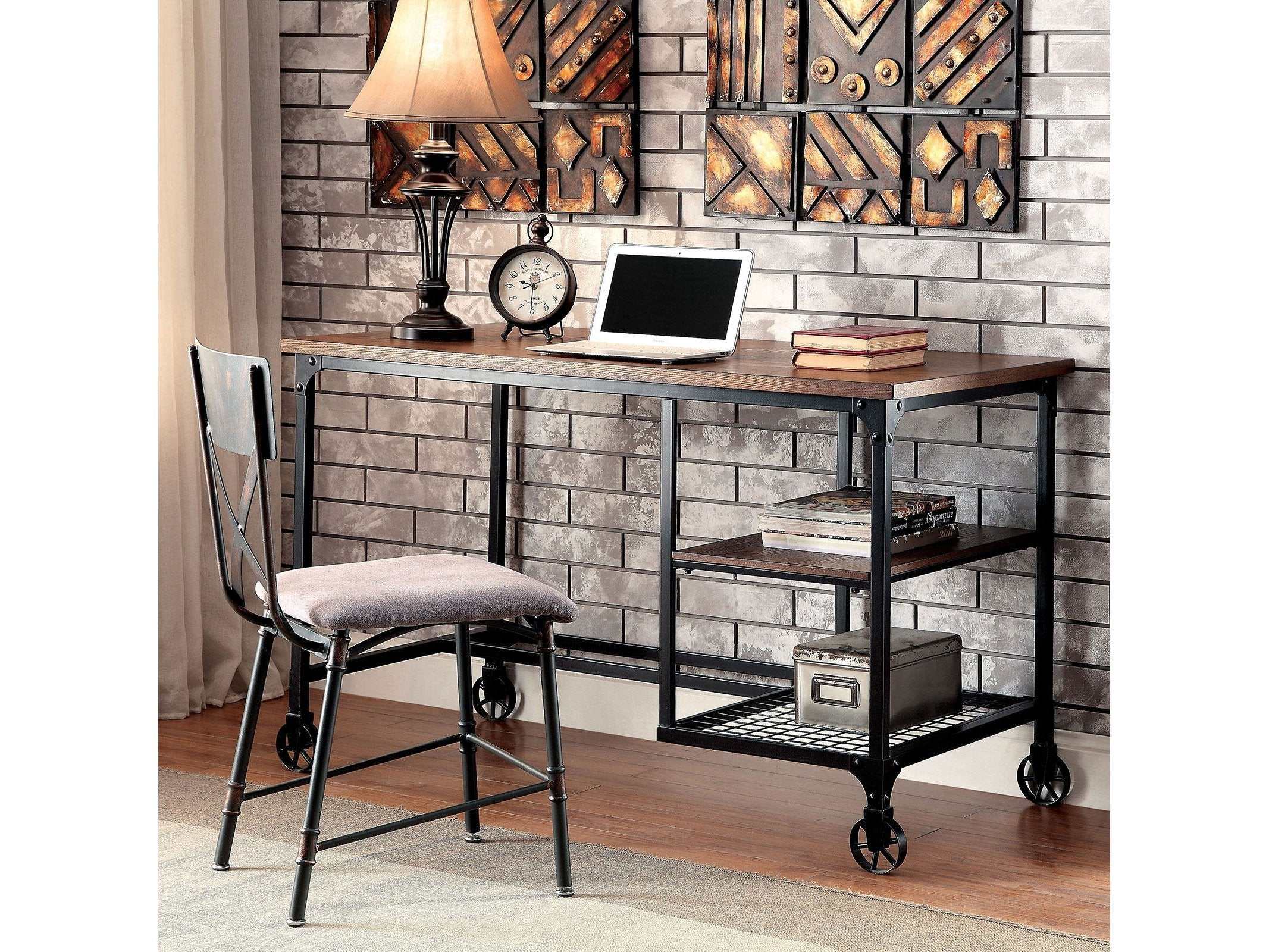 Cori Antique Black Desk