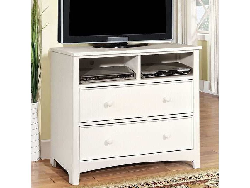 Corry White Media Console / TV Stand