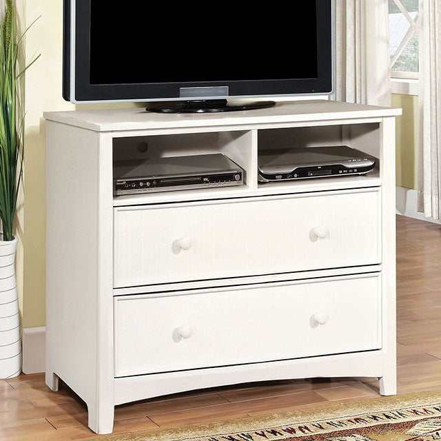 Corry White Media Console / TV Stand