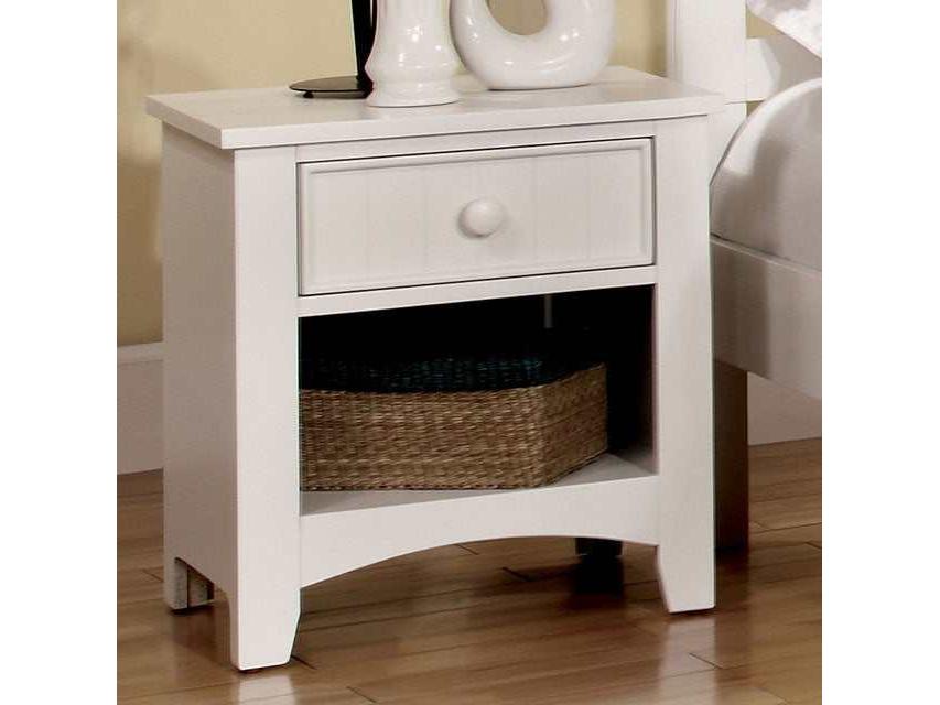 Corry White Nightstand