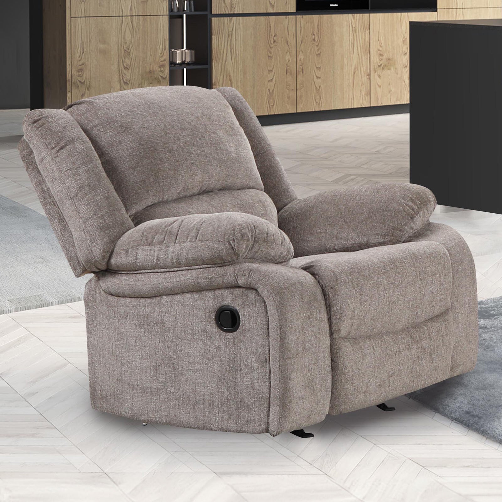 Cosimo Mocha 3 Piece Reclining Living Room Set