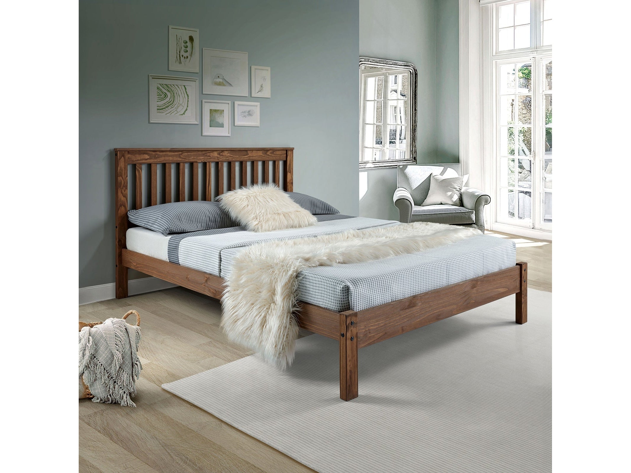 Creswell Mahogany Full Bed