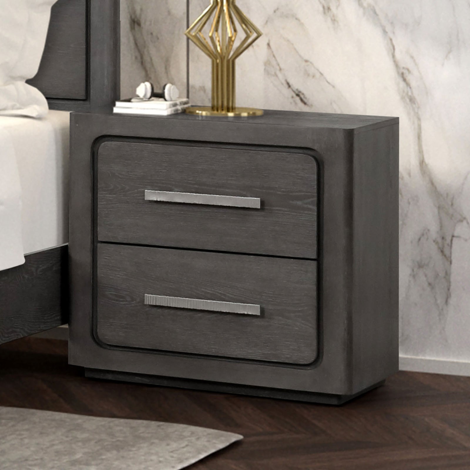 Crowthorne Warm Gray Nightstand