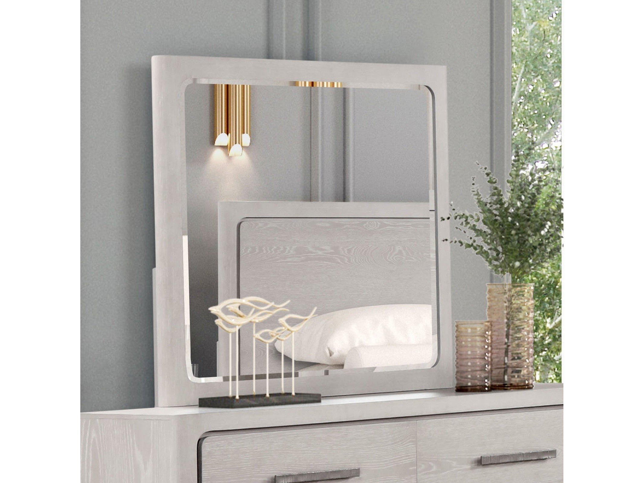 Crowthorne White Oak Mirror