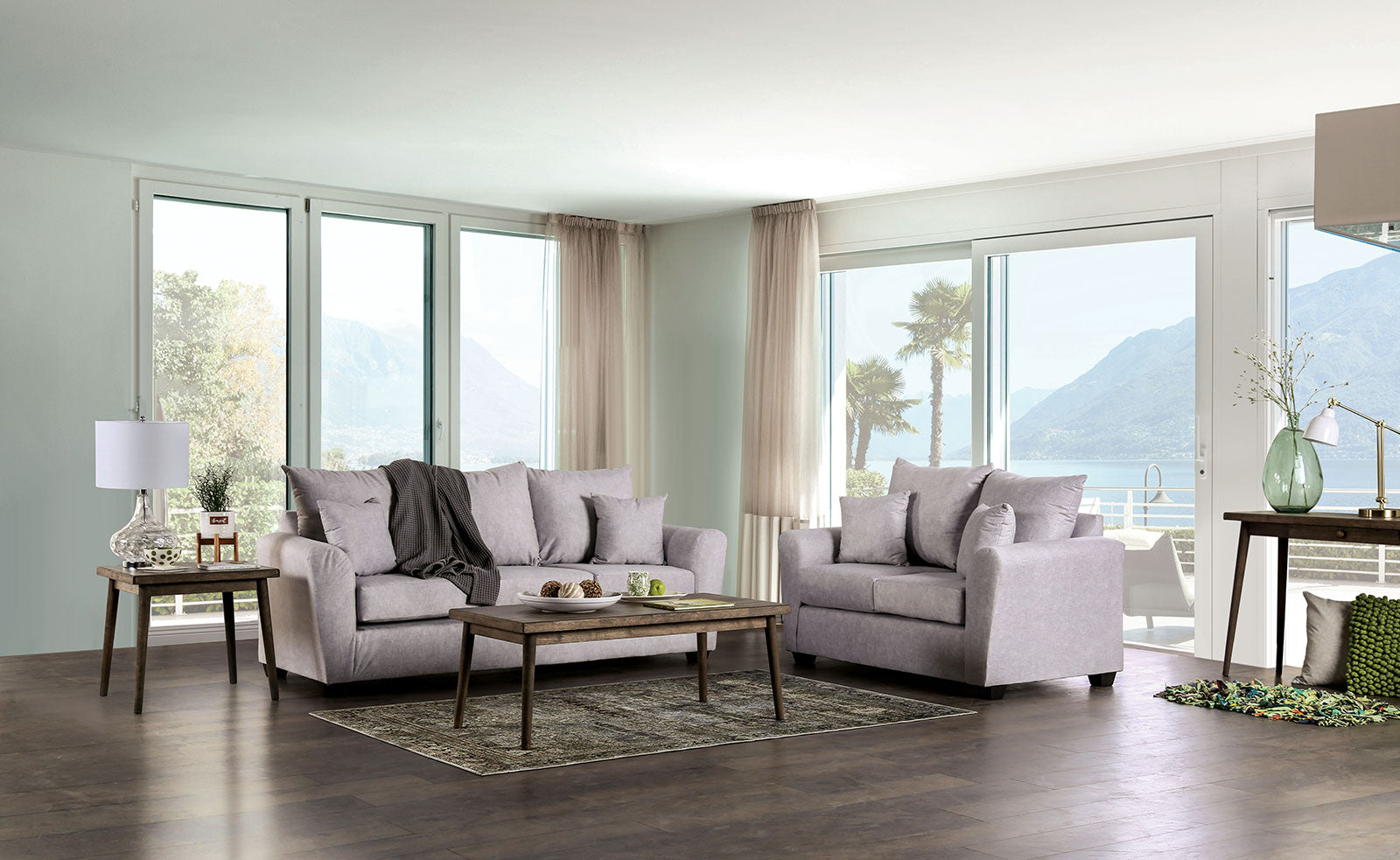 Croydon Light Gray Loveseat