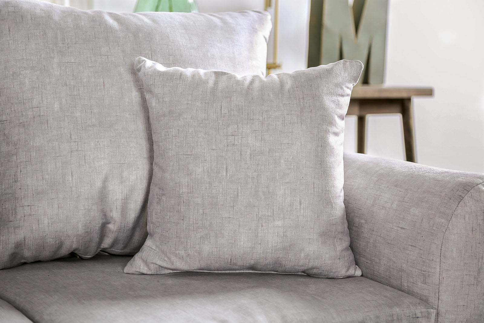 Croydon Light Gray Sofa & Loveseat