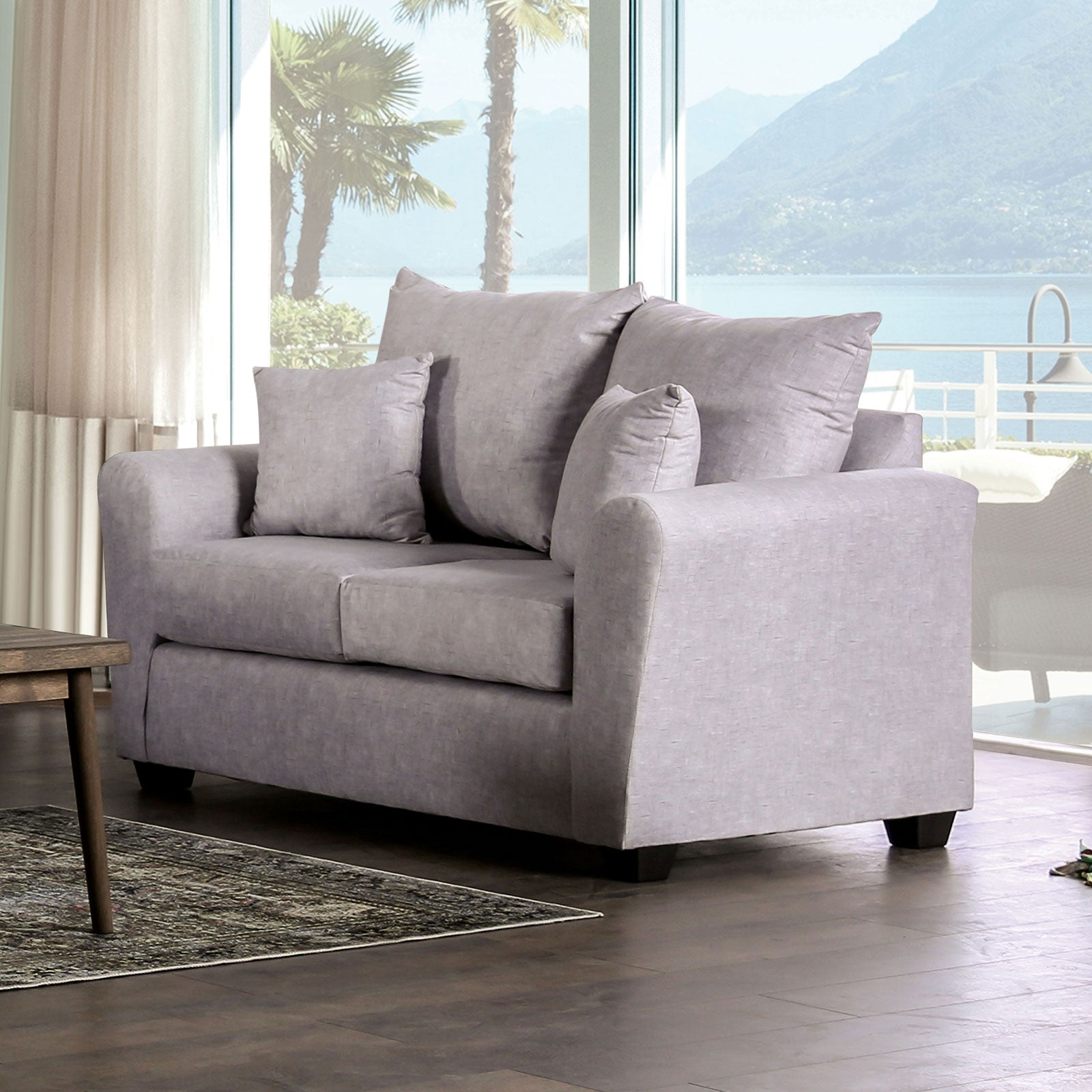 Croydon Light Gray Sofa & Loveseat