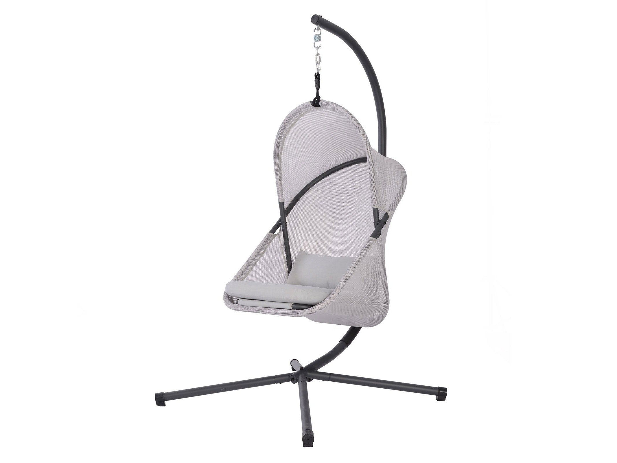 Crush Light Gray Outdoor Swing Chair