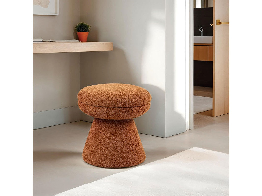 Cynthia Saddle Brown Stool