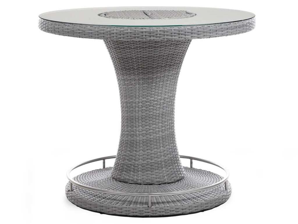 Cyprus Gray Outdoor 7-Piece Bar Table Set