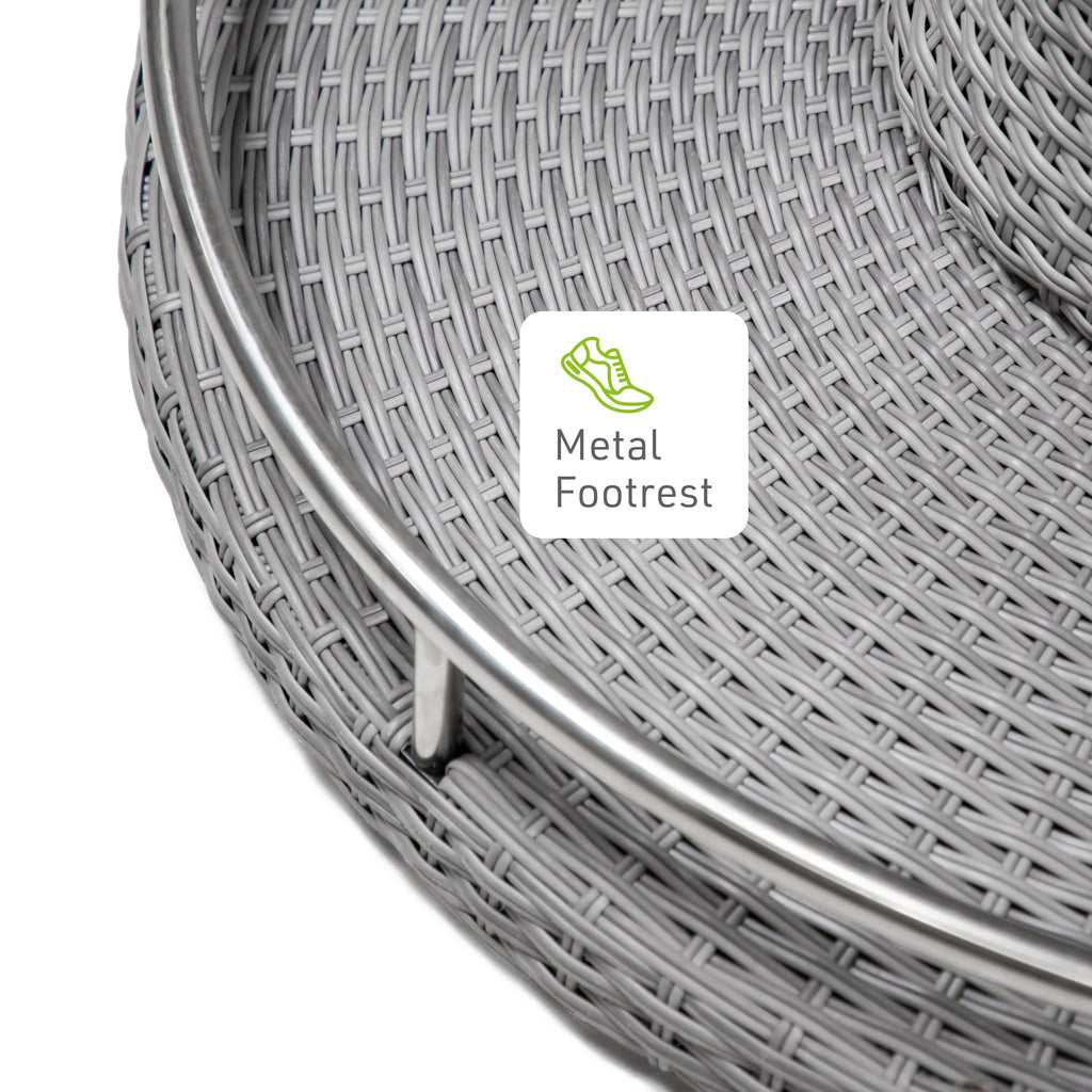 Cyprus Gray Round Outdoor Table Premium