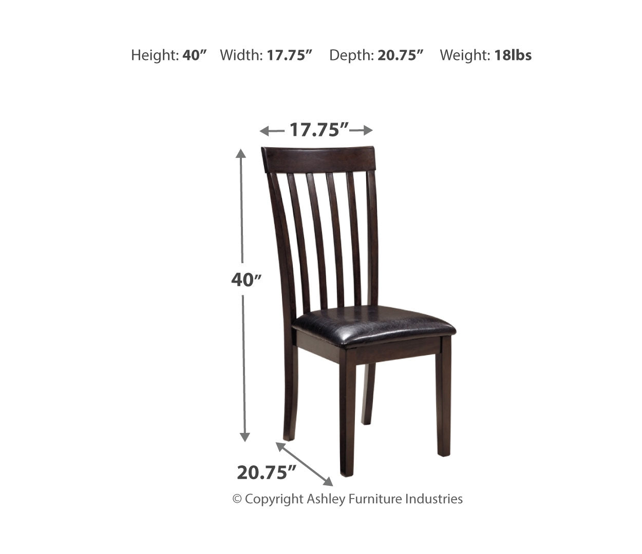 Hammis Dining UPH Side Chair (2/CN)