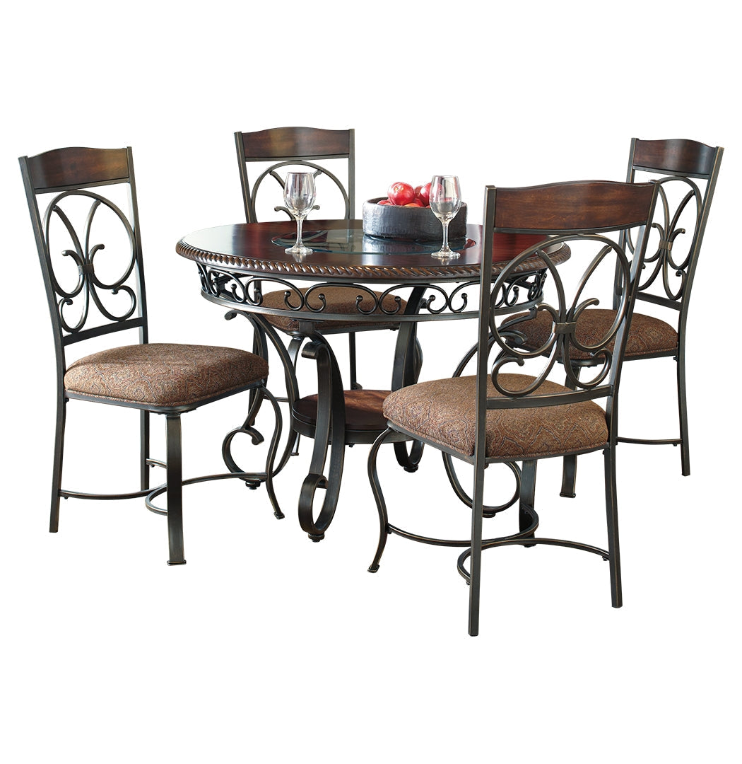 Glambrey Dining Table and 4 Chairs