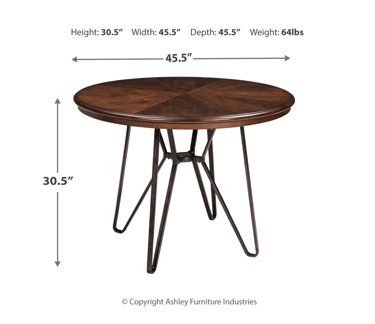 Centiar Dining Table and 4 Chairs