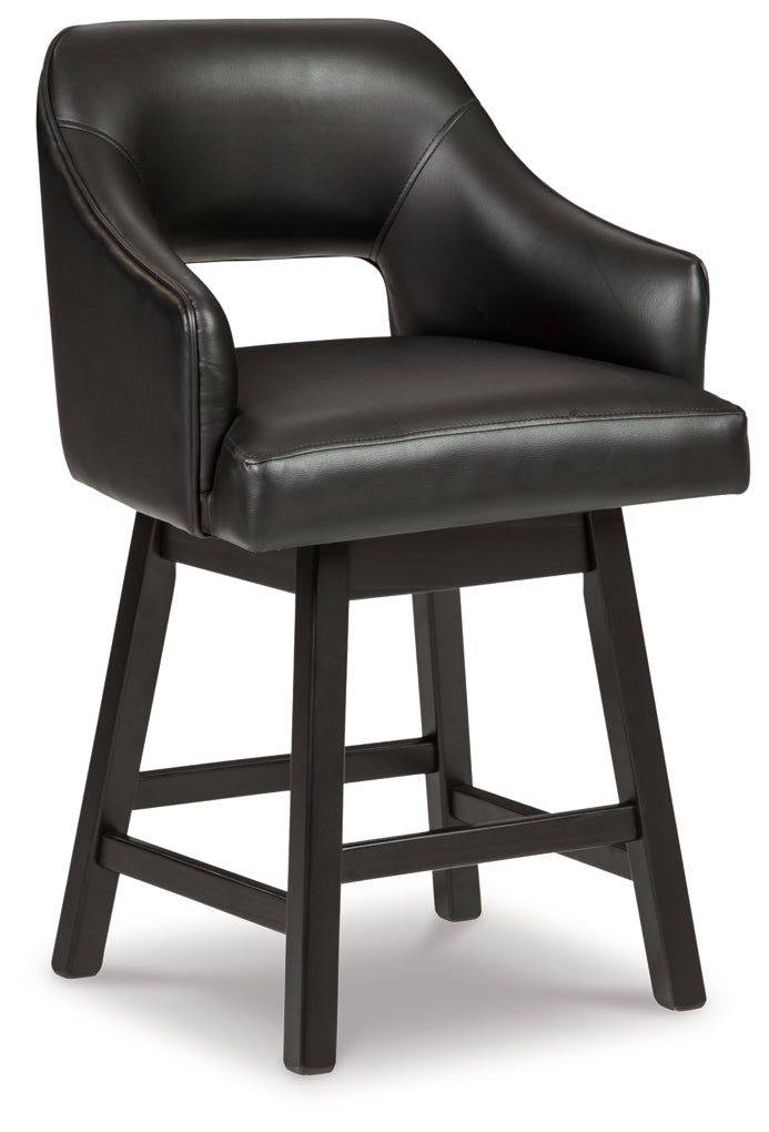 Tallenger Upholstered Swivel Barstool
