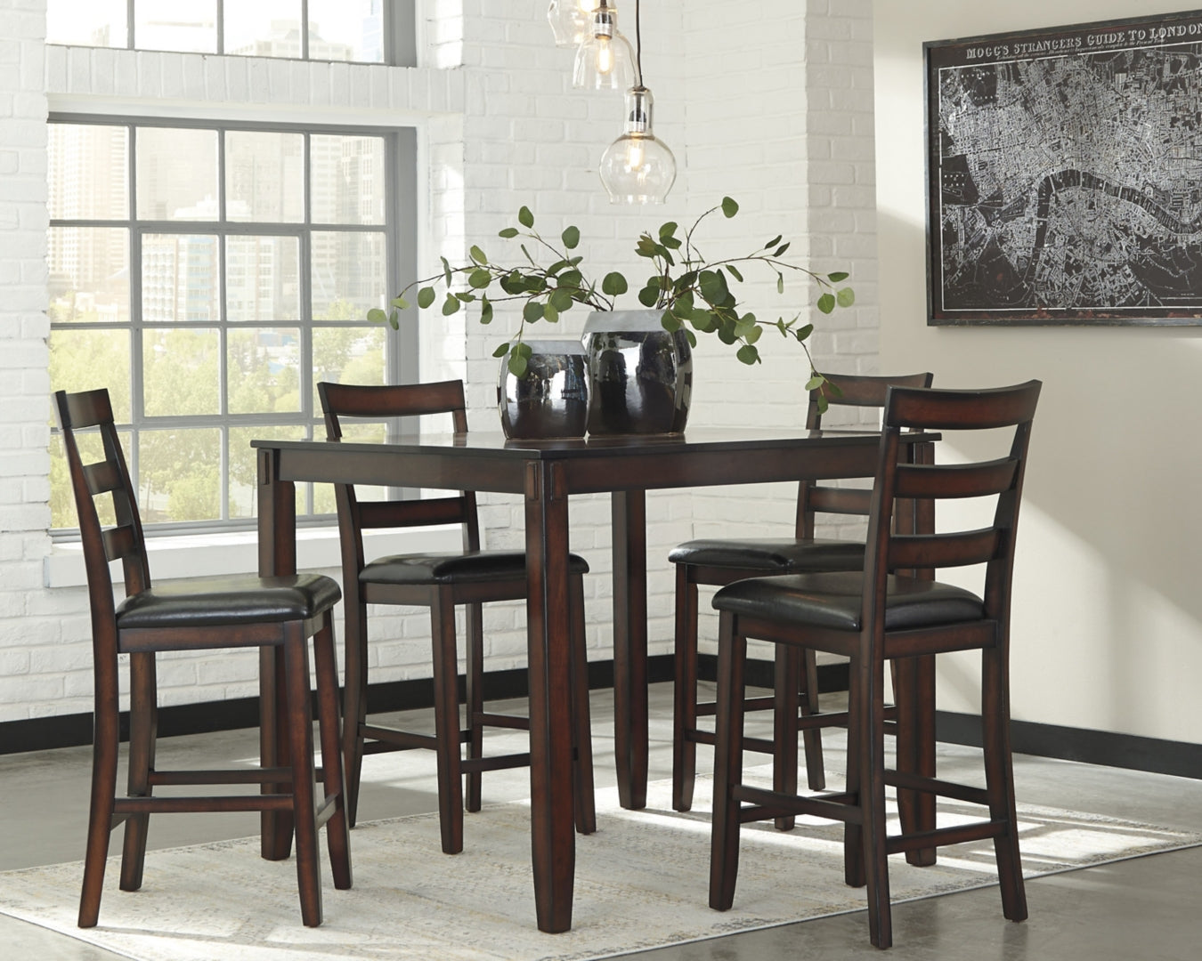 Coviar Dining Room Table Set (6/CN)