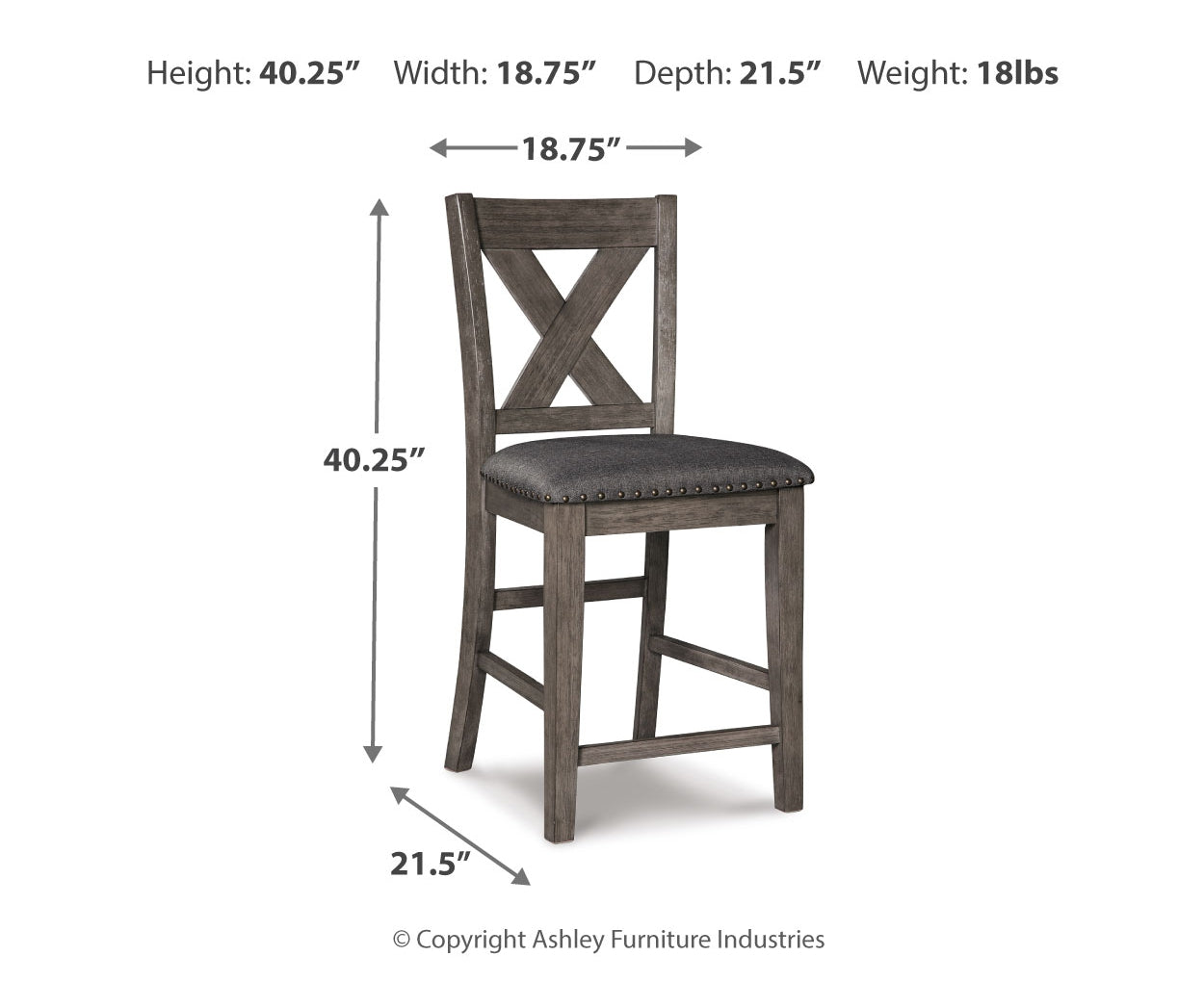 Caitbrook Counter Height Dining Table and Barstools