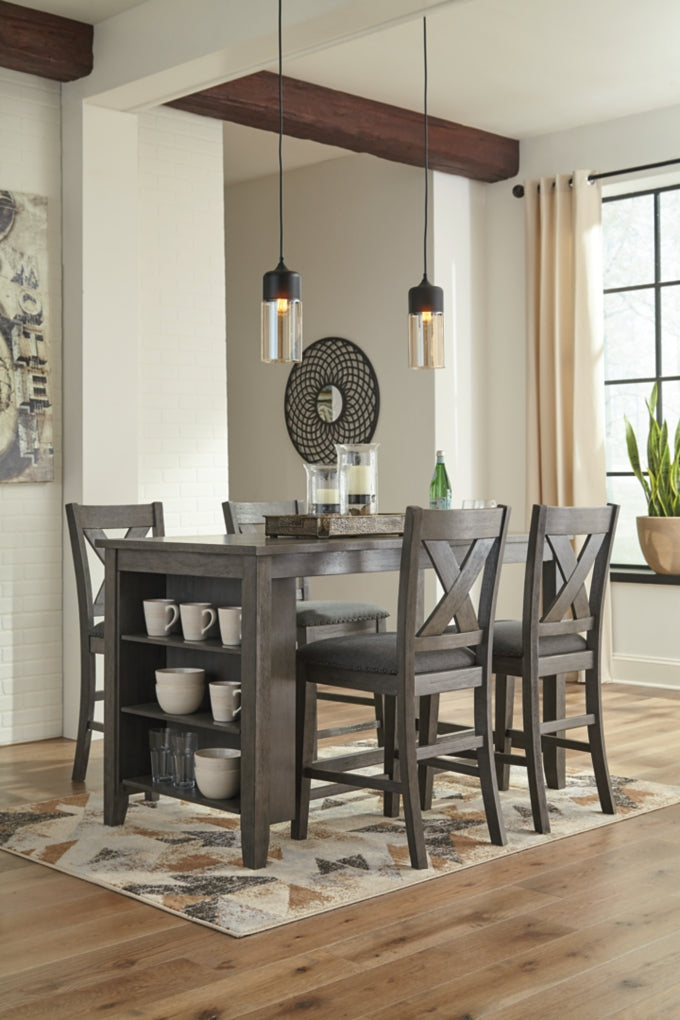 Caitbrook Counter Height Dining Table and Barstools