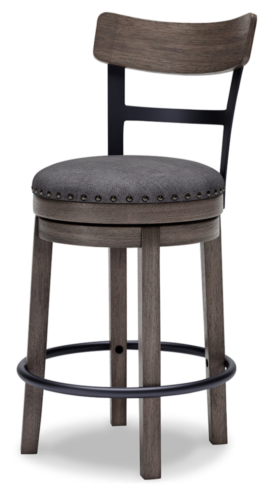 Caitbrook Upholstered Swivel Barstool