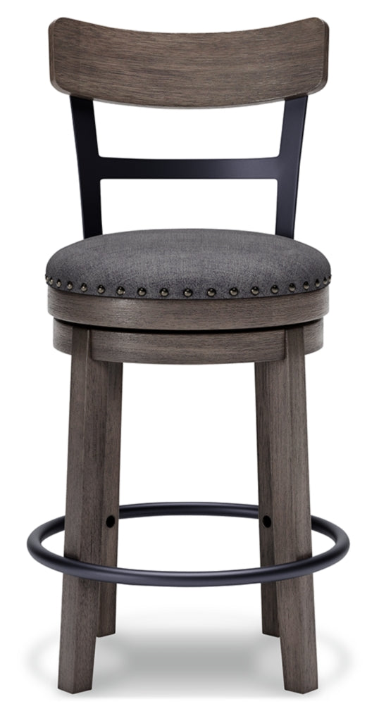 Caitbrook Upholstered Swivel Barstool