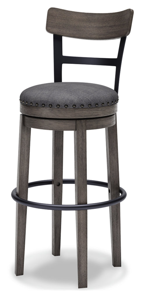 Caitbrook Tall Upholstered Swivel Barstool
