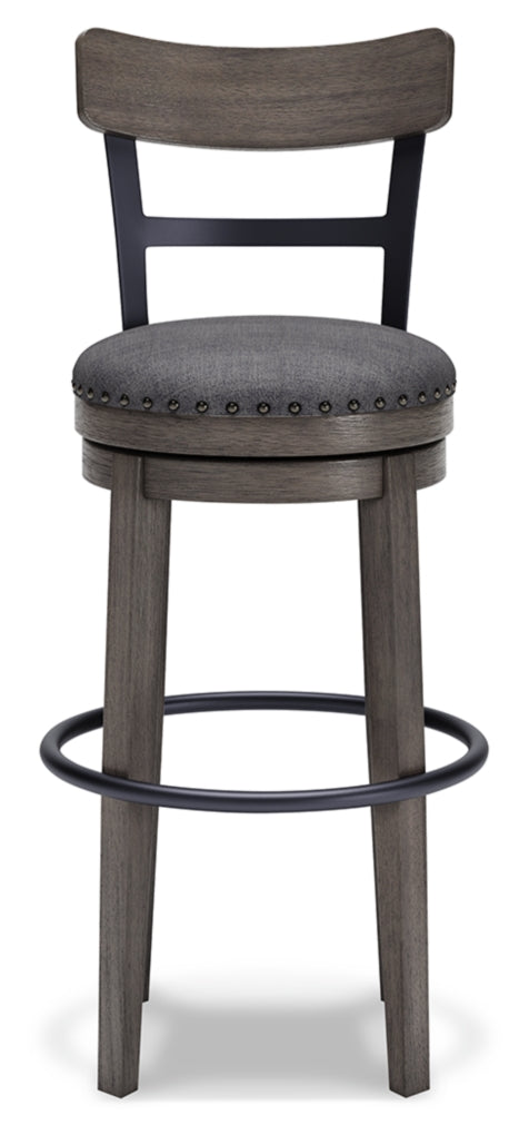 Caitbrook Tall Upholstered Swivel Barstool