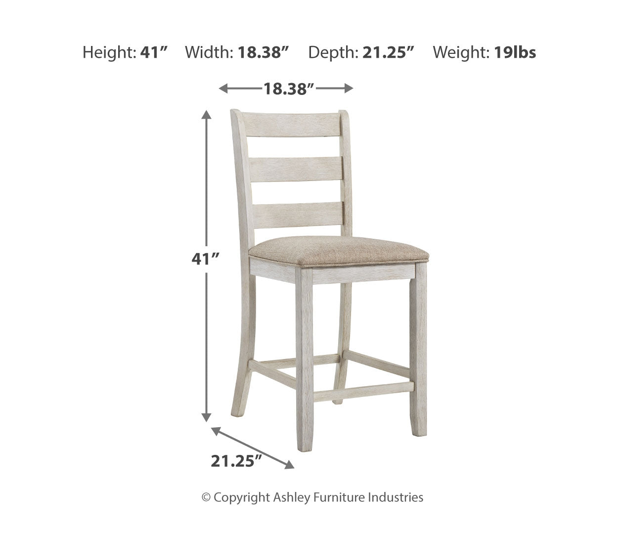 Skempton Counter Height Dining Table and 4 Barstools