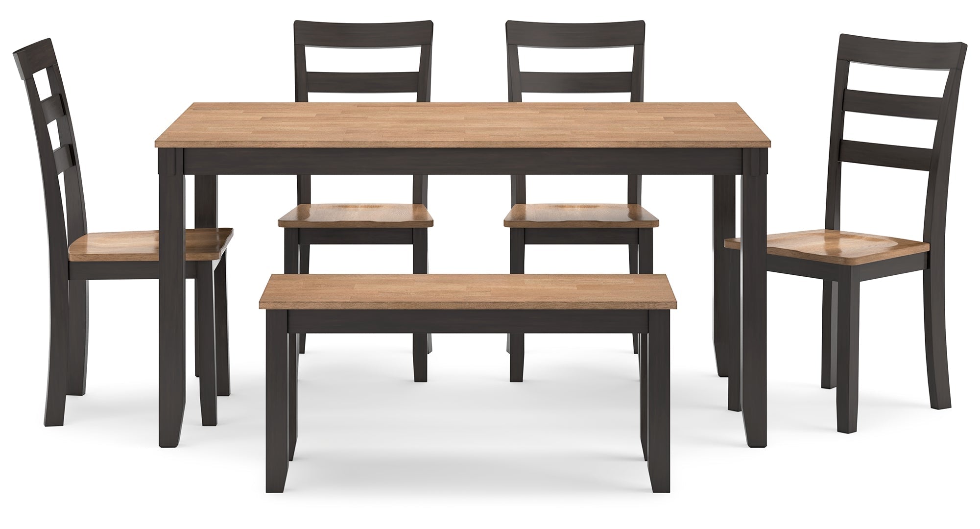 Gesthaven Counter Height Dining Table and 2 Barstools