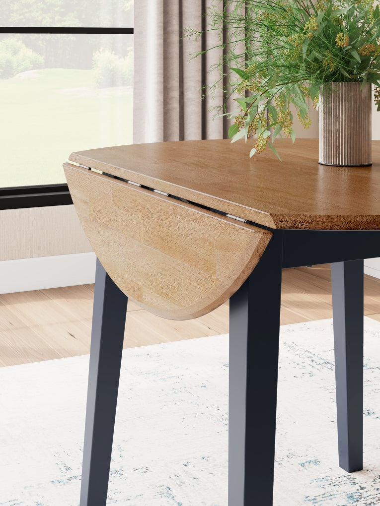 Gesthaven Round Dining Room Drop Leaf Table