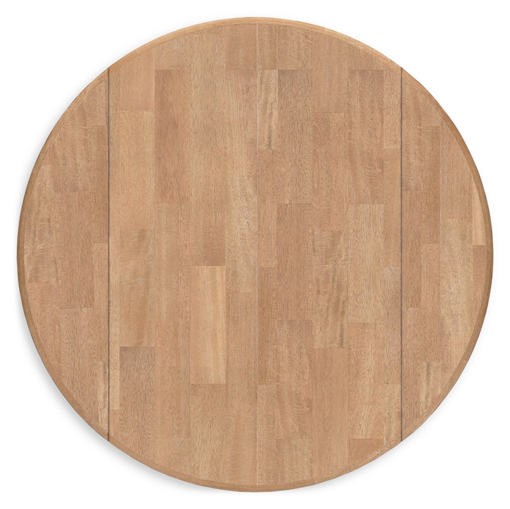 Gesthaven Round Dining Room Drop Leaf Table