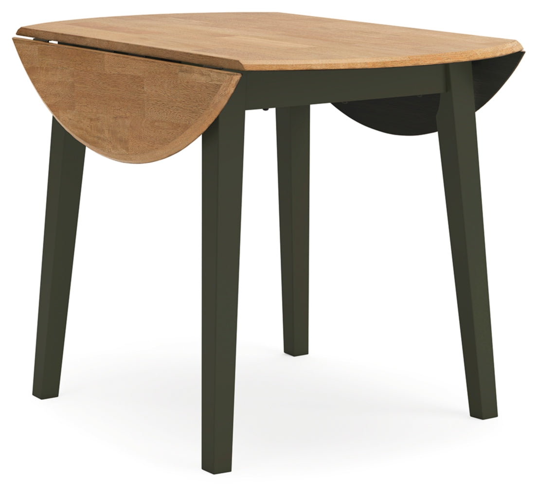 Gesthaven Round Dining Room Drop Leaf Table