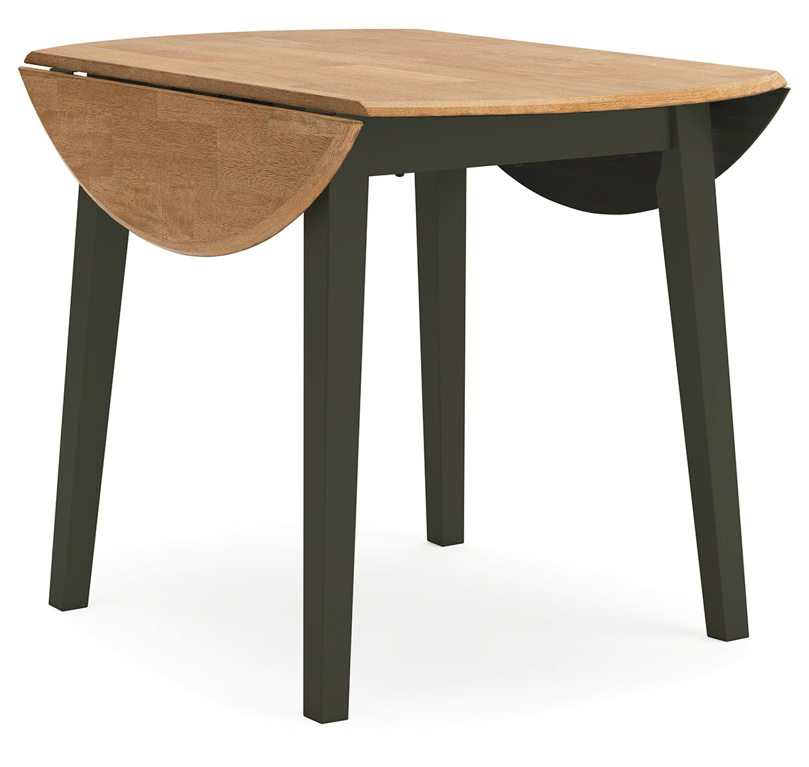 Gesthaven Round DRM Drop Leaf Table