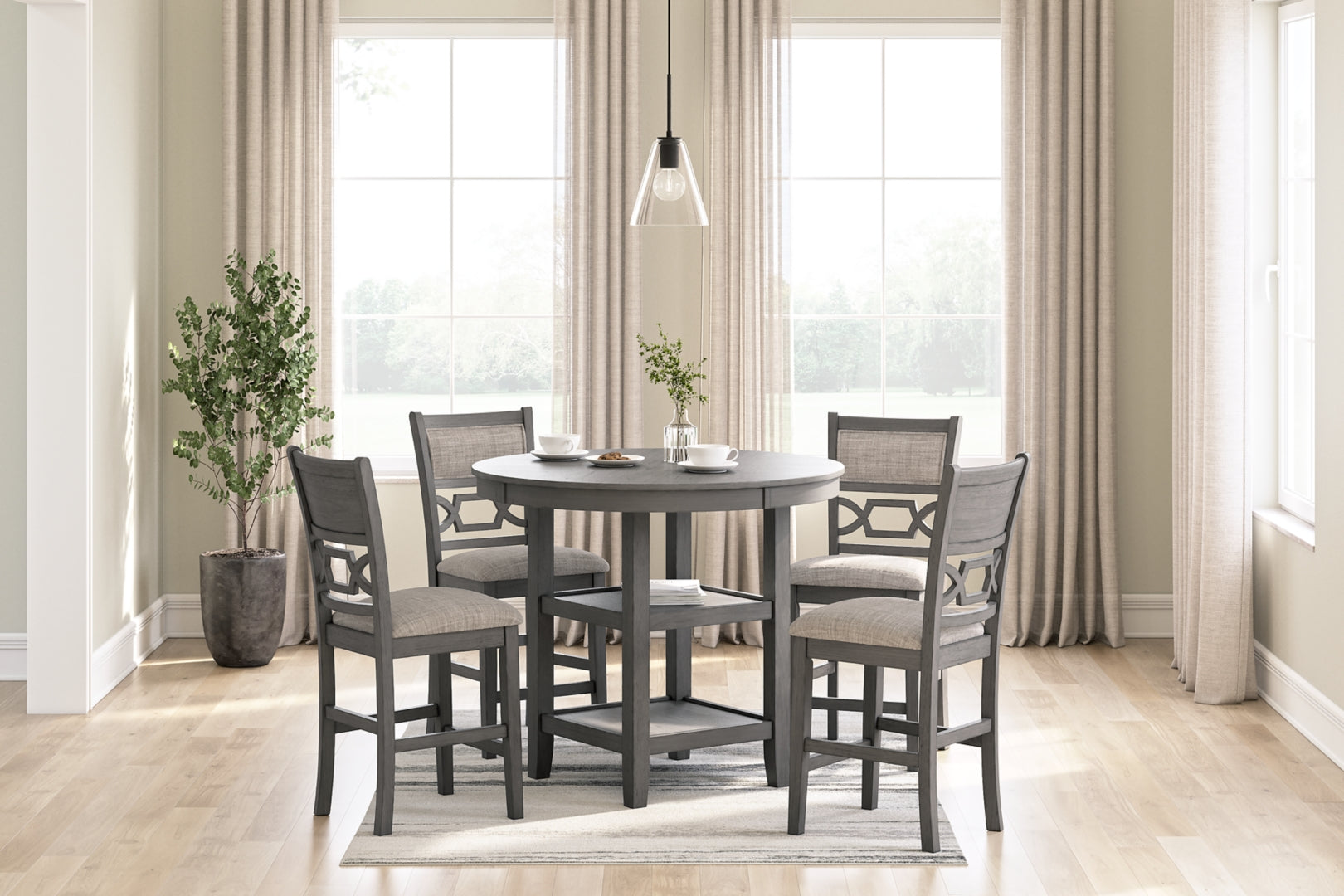 Wrenning Dining Room Table Set (6/CN)