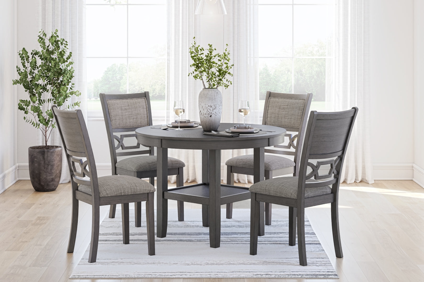 Wrenning Dining Room Table Set (6/CN)