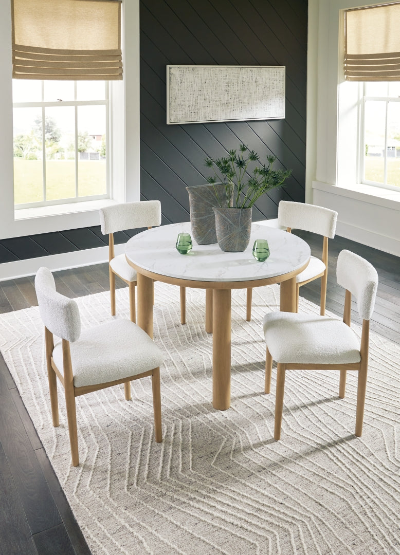 Sawdyn Dining Table and 4 Chairs