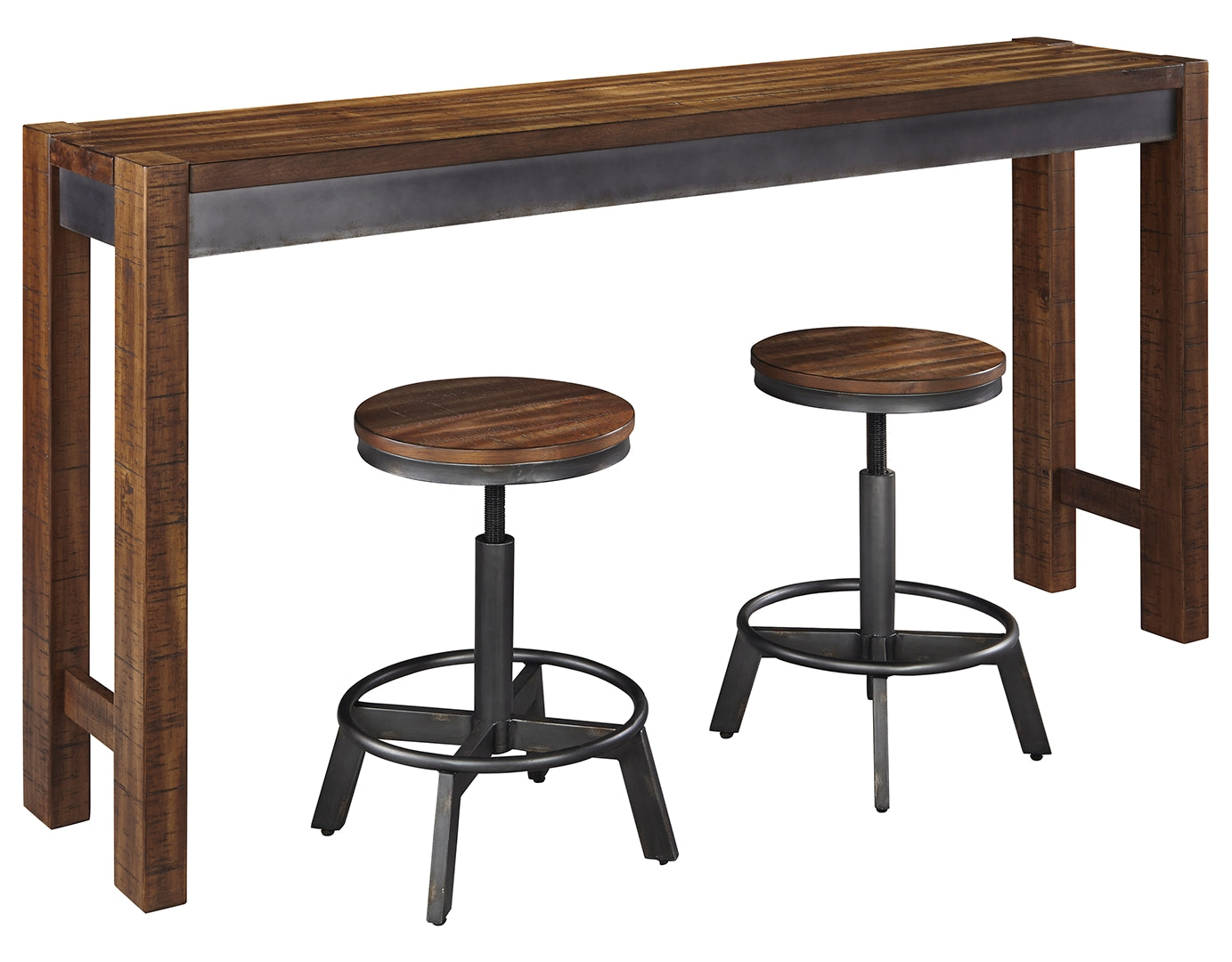 Torjin Counter Height Dining Table and 4 Barstools