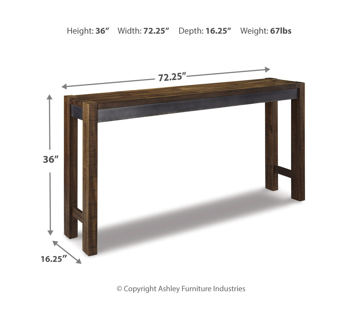 Torjin Counter Height Dining Table and 4 Barstools