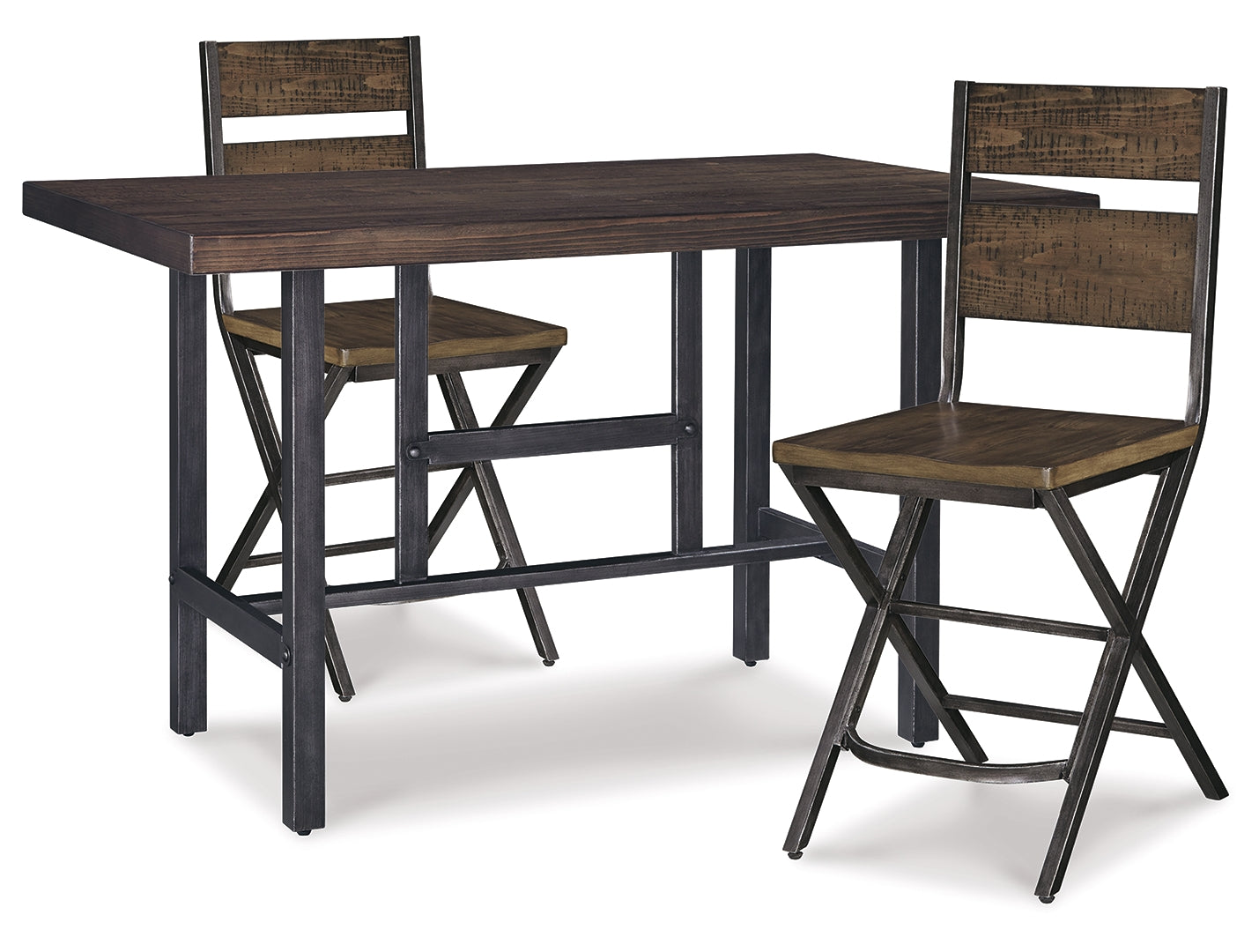 Kavara Counter Height Dining Table and 2 Barstools