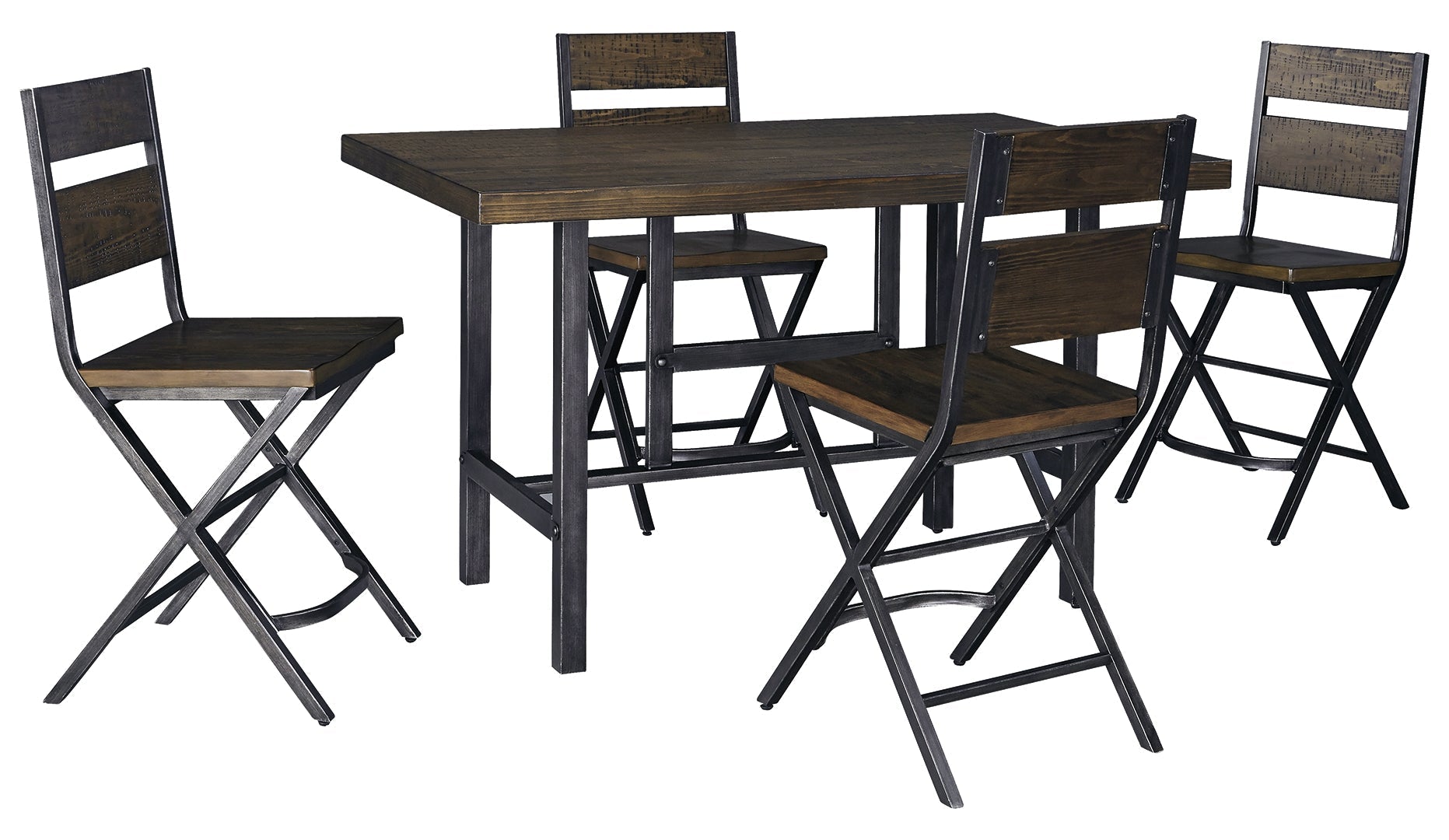 Kavara Counter Height Dining Table and 6 Barstools