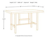 Kavara Counter Height Dining Set