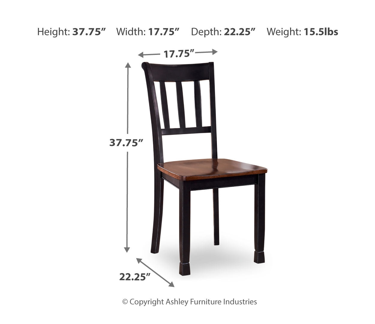 Owingsville Dining Table and 4 Chairs and Bench