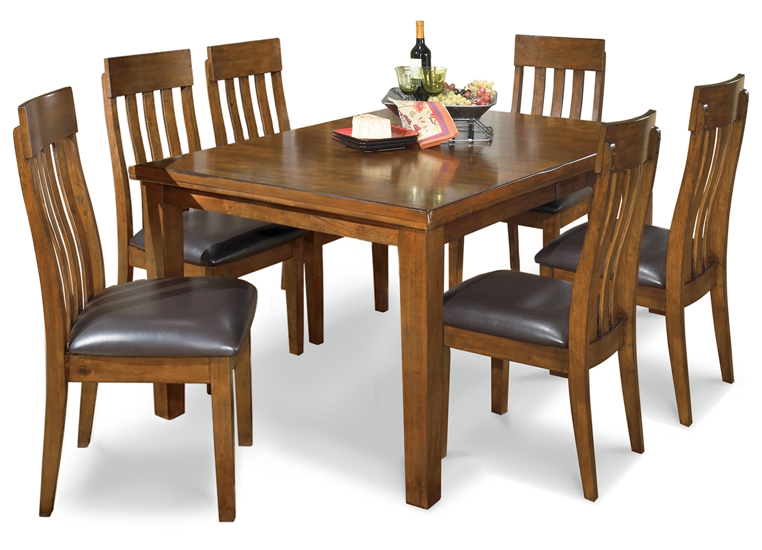 Ralene Dining Table and 4 Chairs and Bench