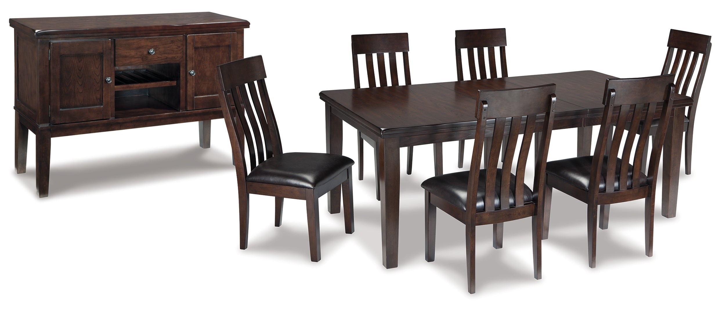 Haddigan Dining Table and 4 Chairs with Storage