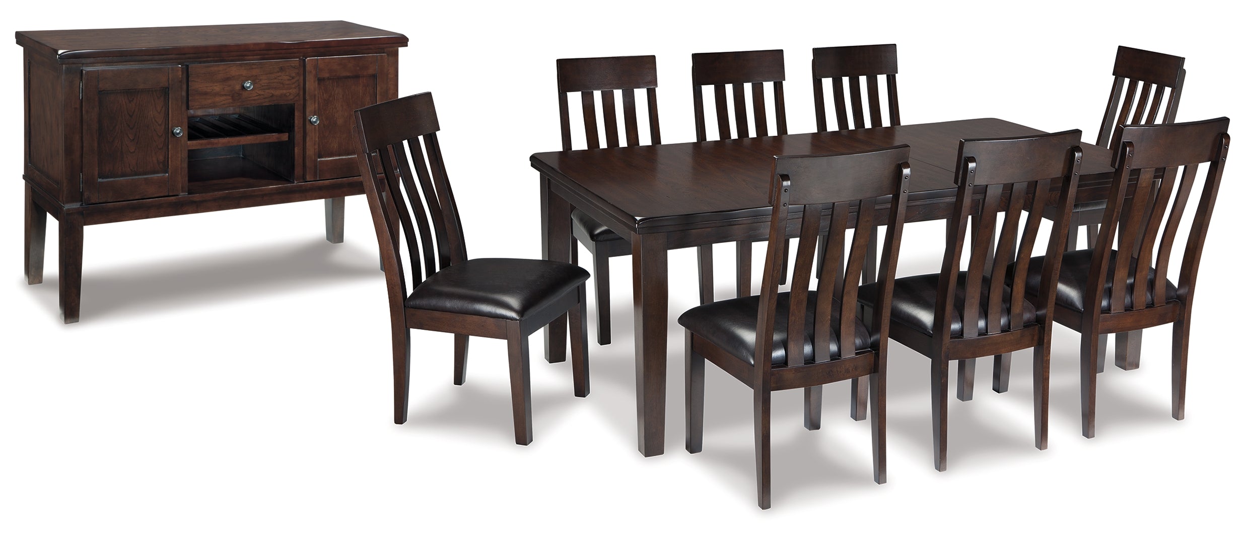 Haddigan Dining Table and 4 Chairs with Storage