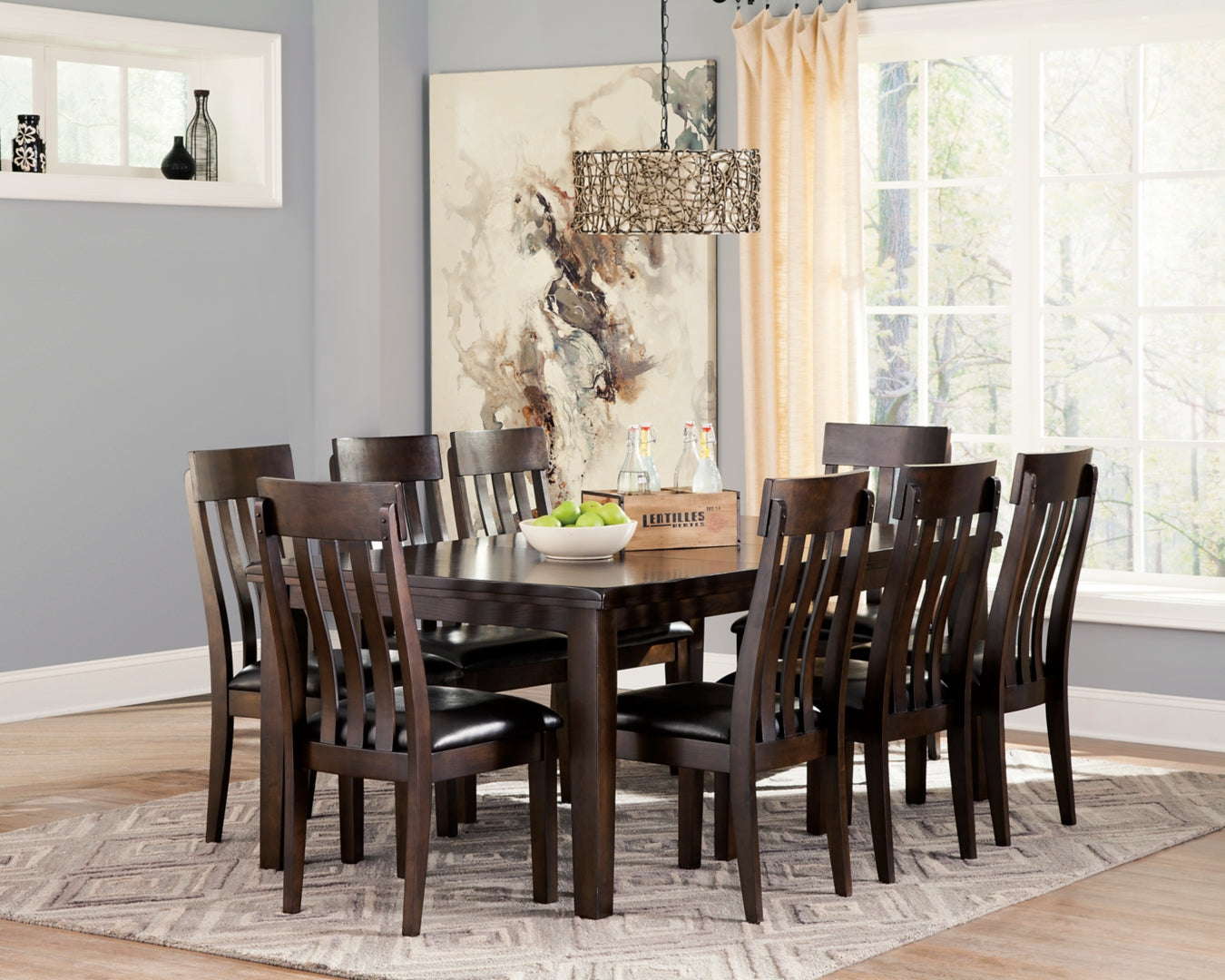 Haddigan Dining Table and 4 Chairs with Storage